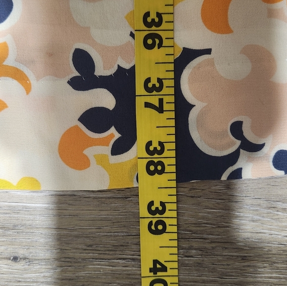 Anthropologie Vanessa Virginia Printed Silk Puzzle Piece Sun Dress Size 6 - Picture 5 of 9